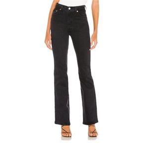 Levi’s Black Ribcage High Rise Bootcut Jeans Size 30